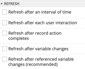 /read-only grid record type refresh options