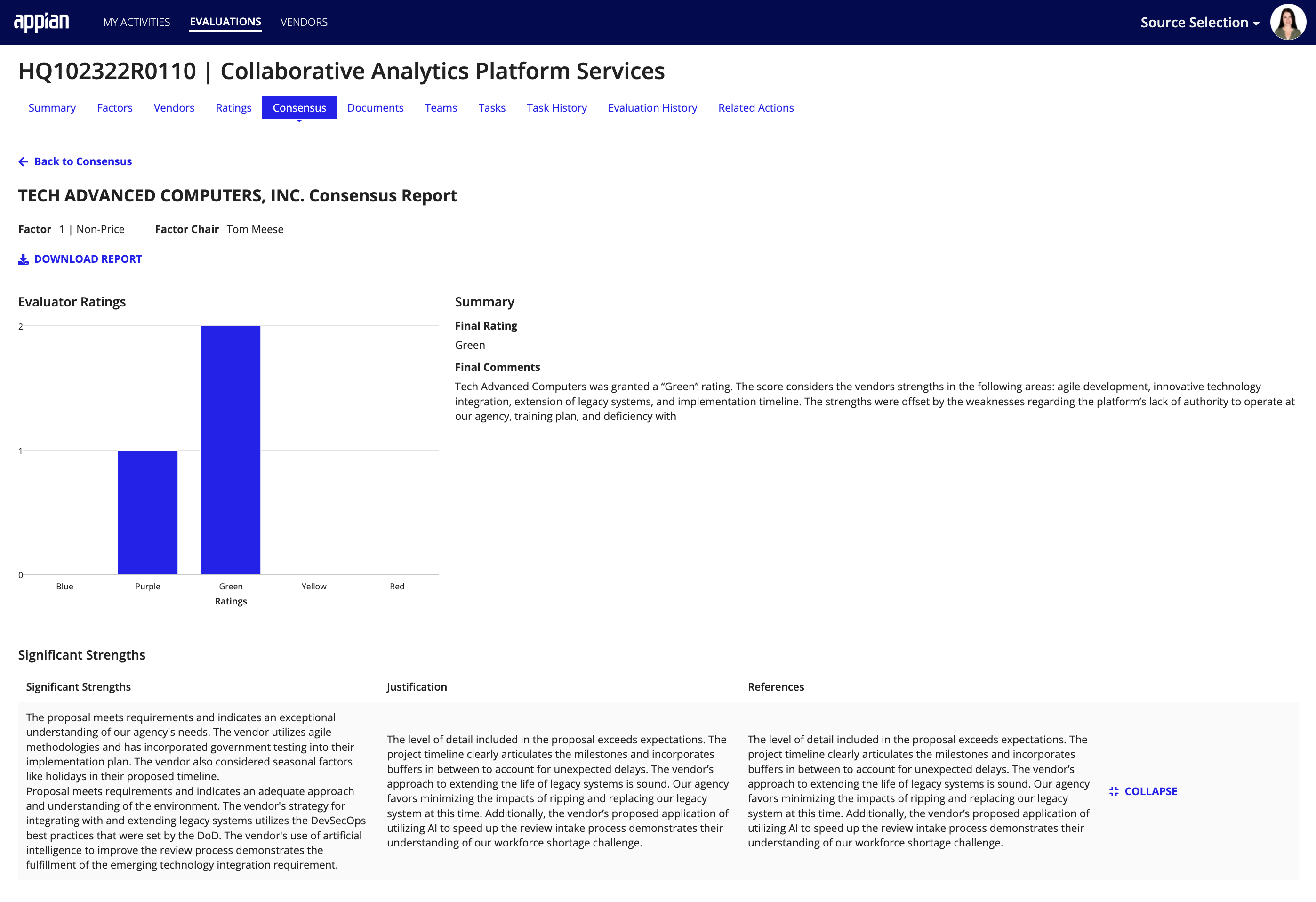 Consensus Summary