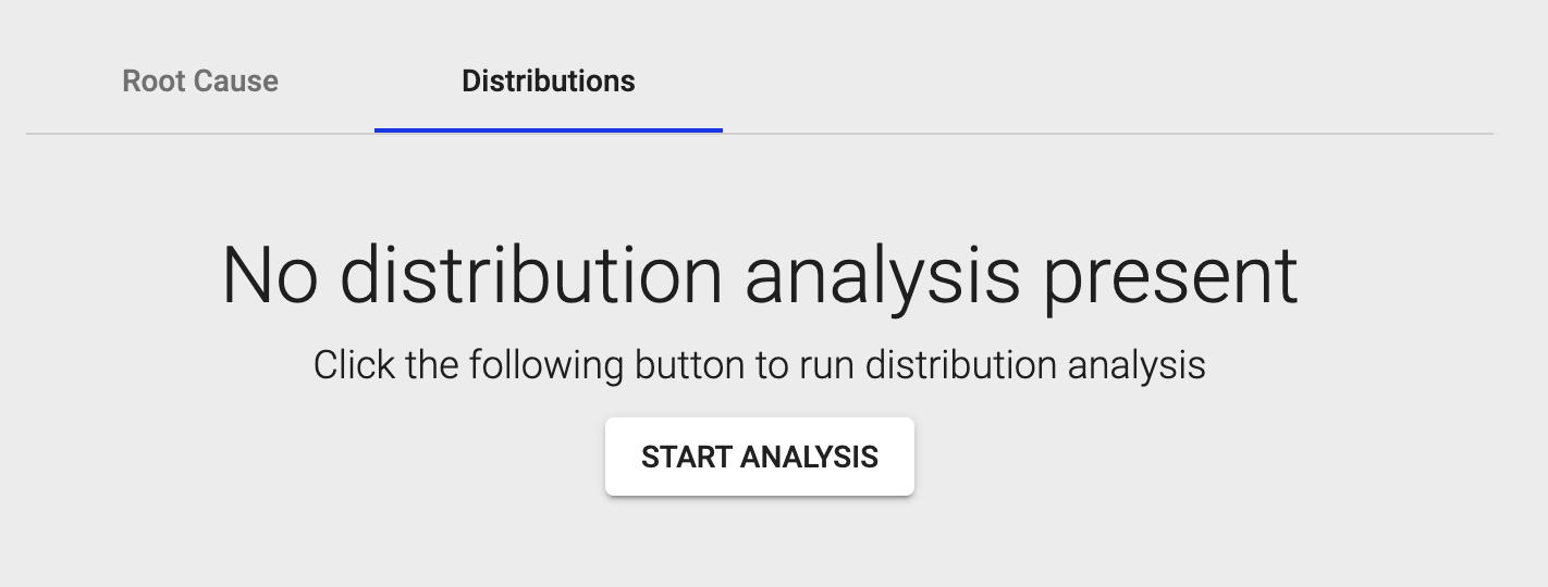 start analysis