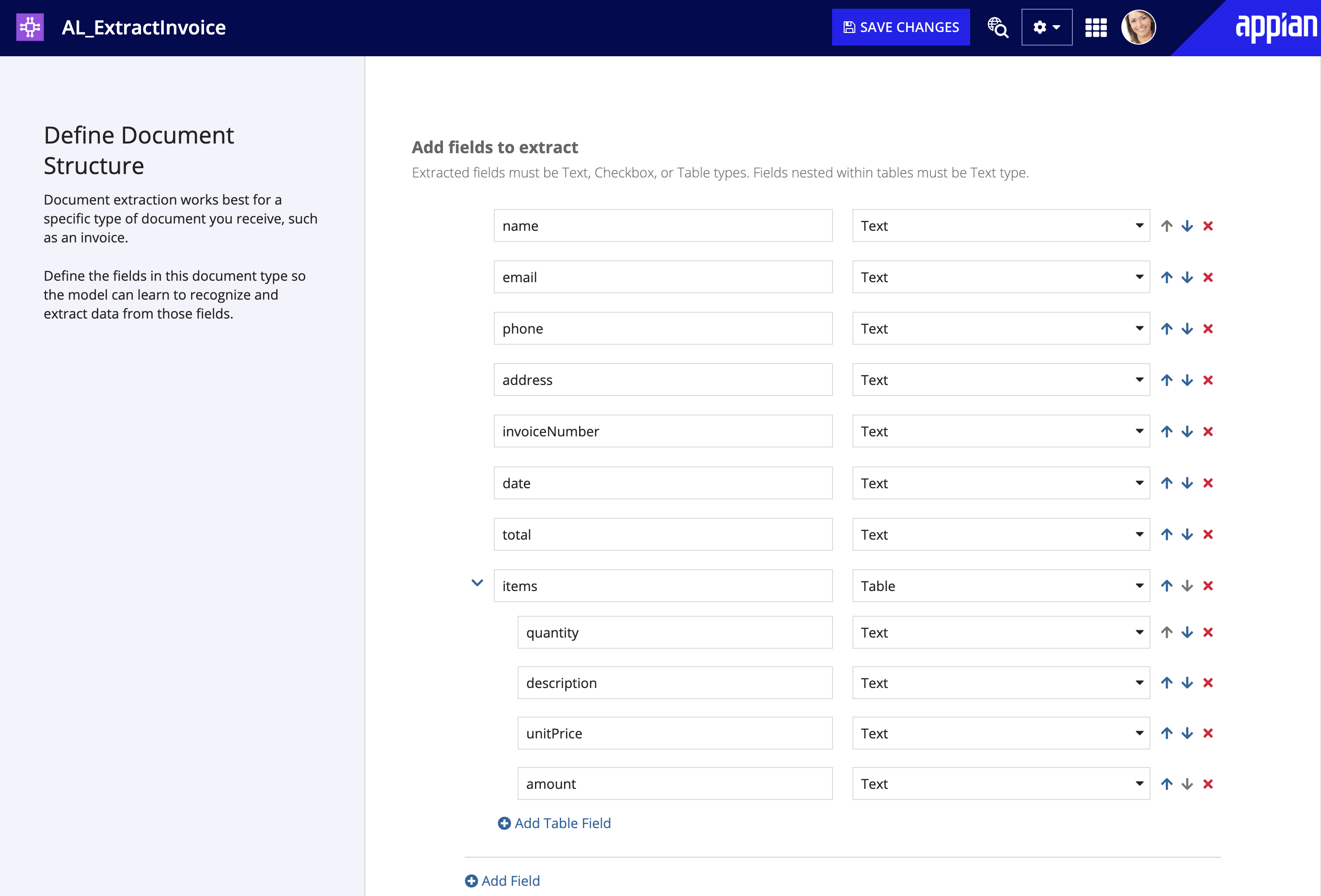 Document structure