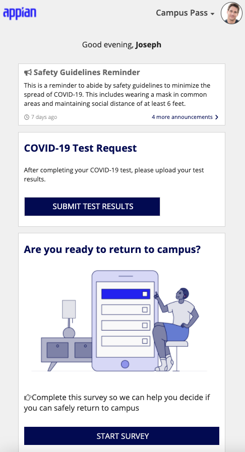 CampusPass homepage