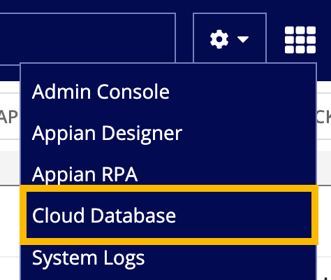 /cocs installation-cloud database