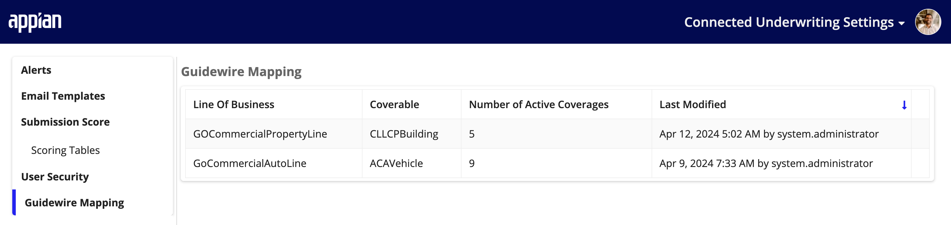 cu_guidewire_mapping_settings