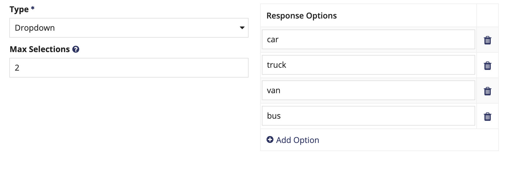 /Dropdown Question