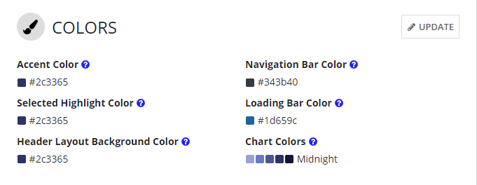 /brand colors section