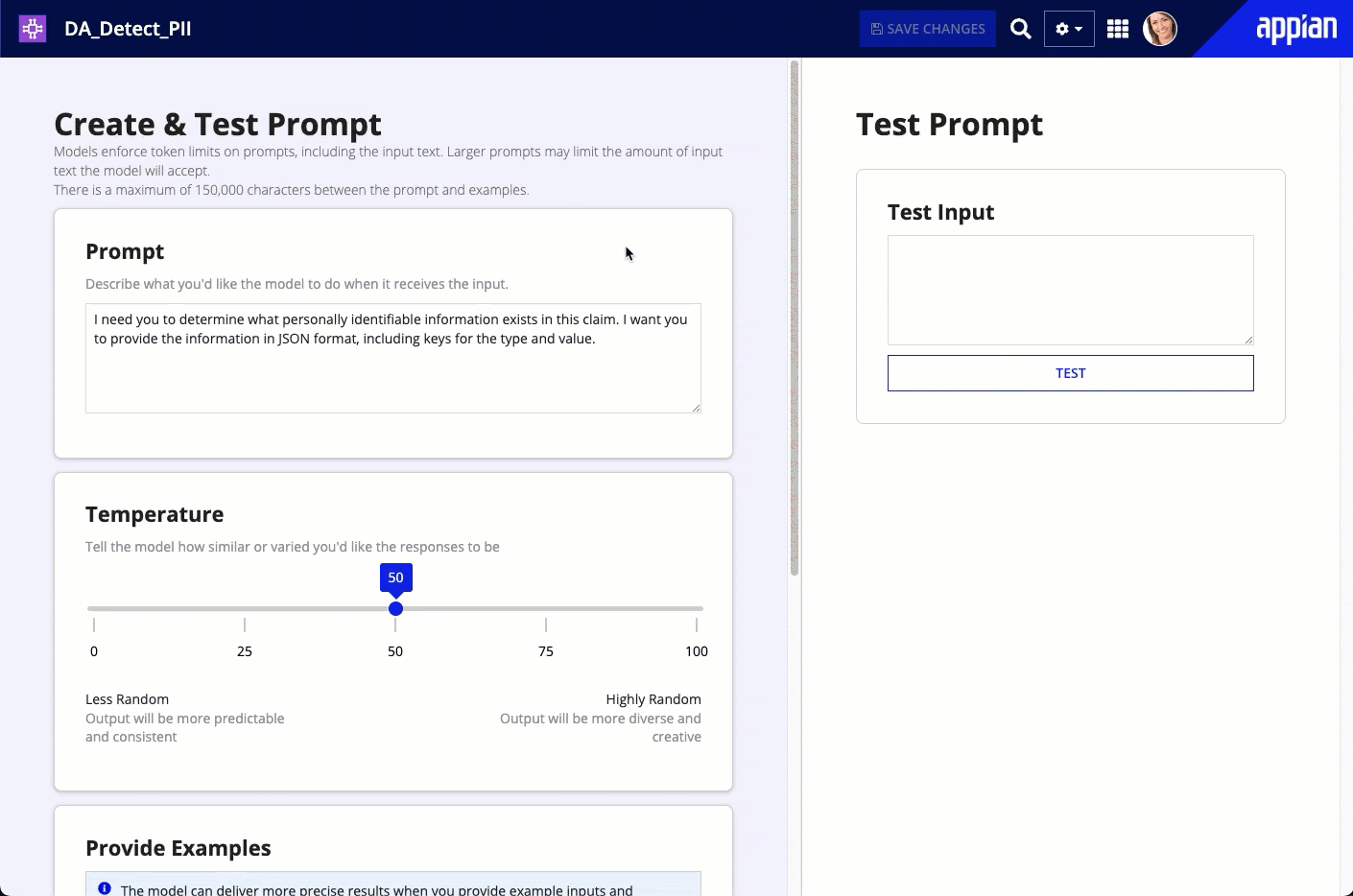 gif of prompt builder AI