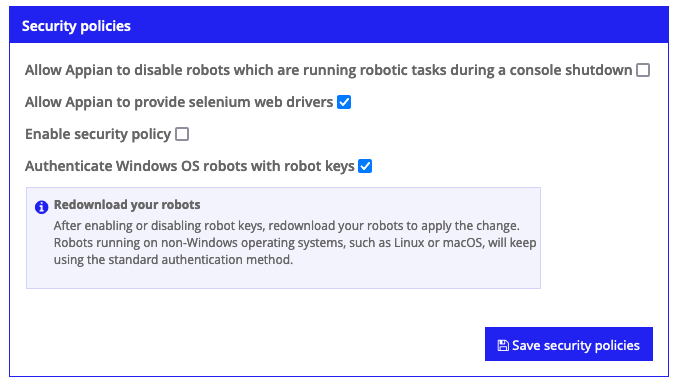 security policies