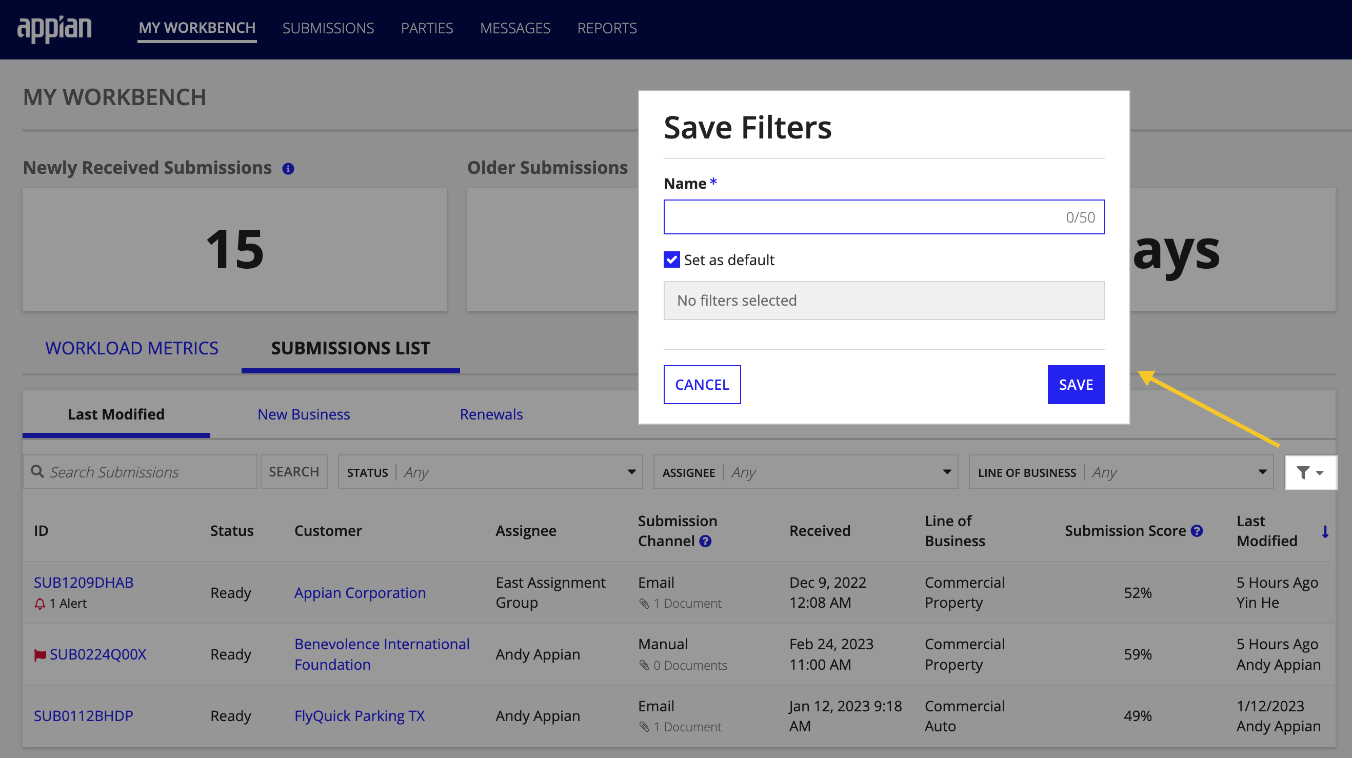 my_workbench_submission_list_save_filters