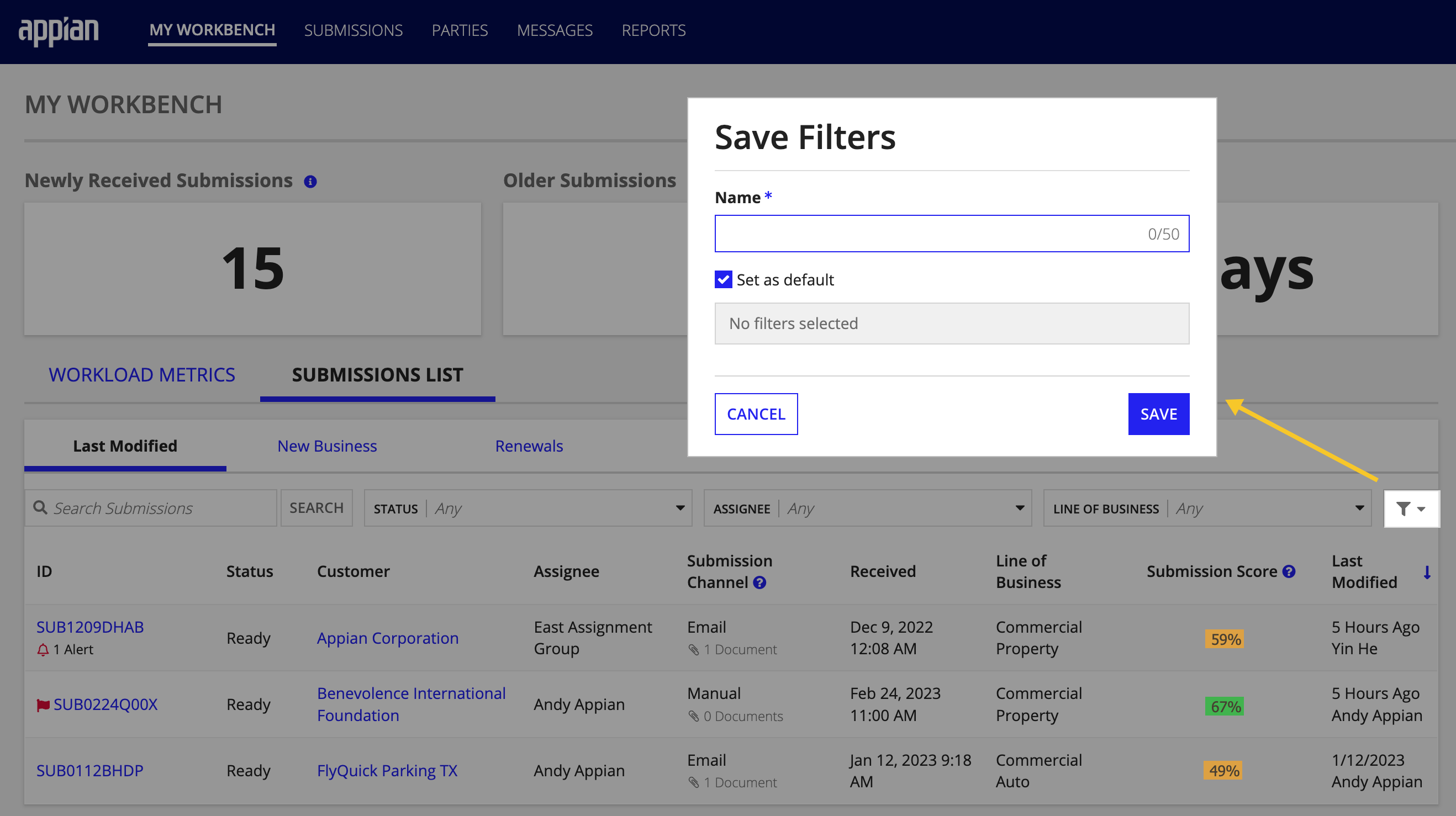 my_workbench_submission_list_save_filters