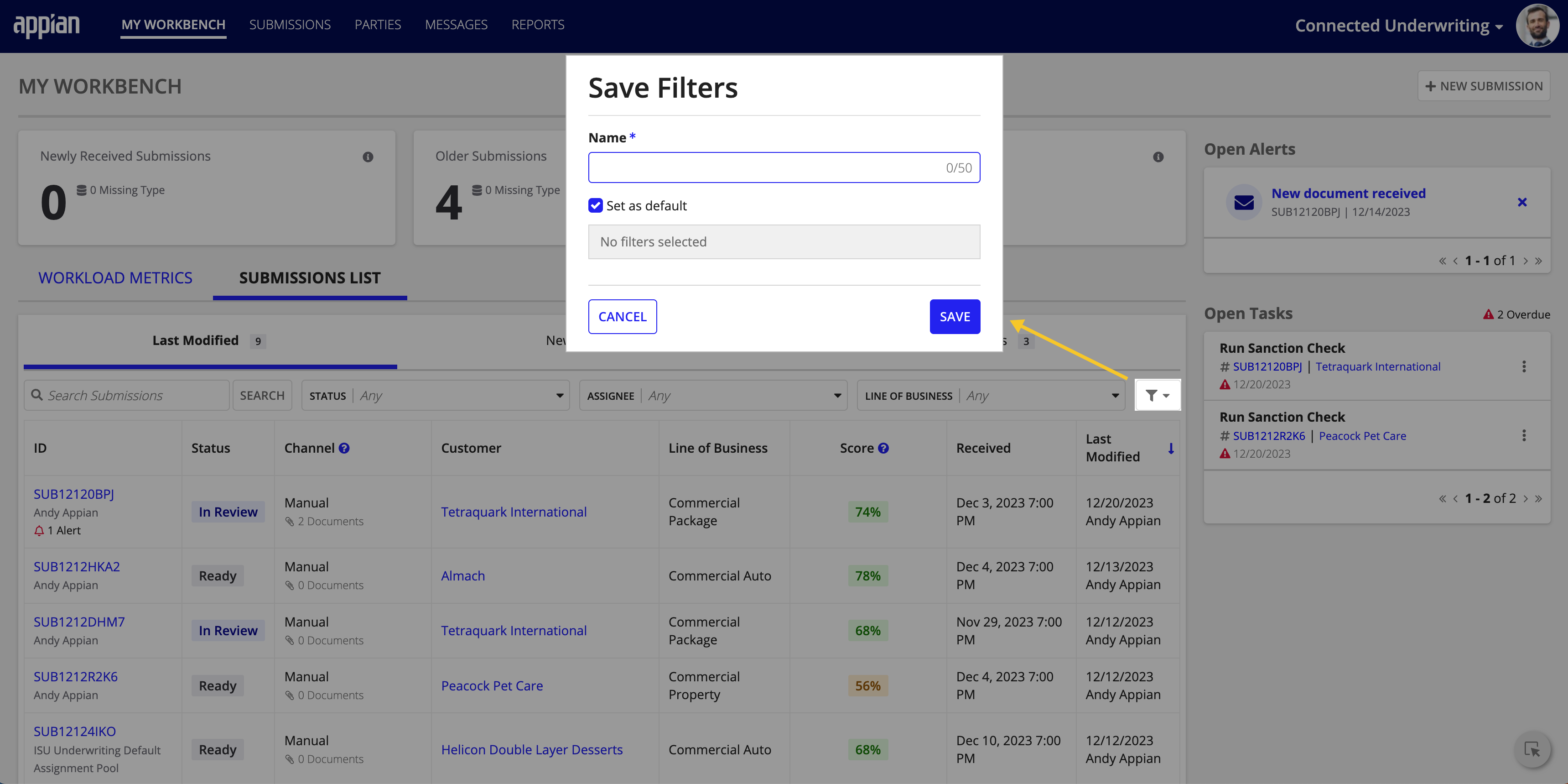 my_workbench_submission_list_save_filters