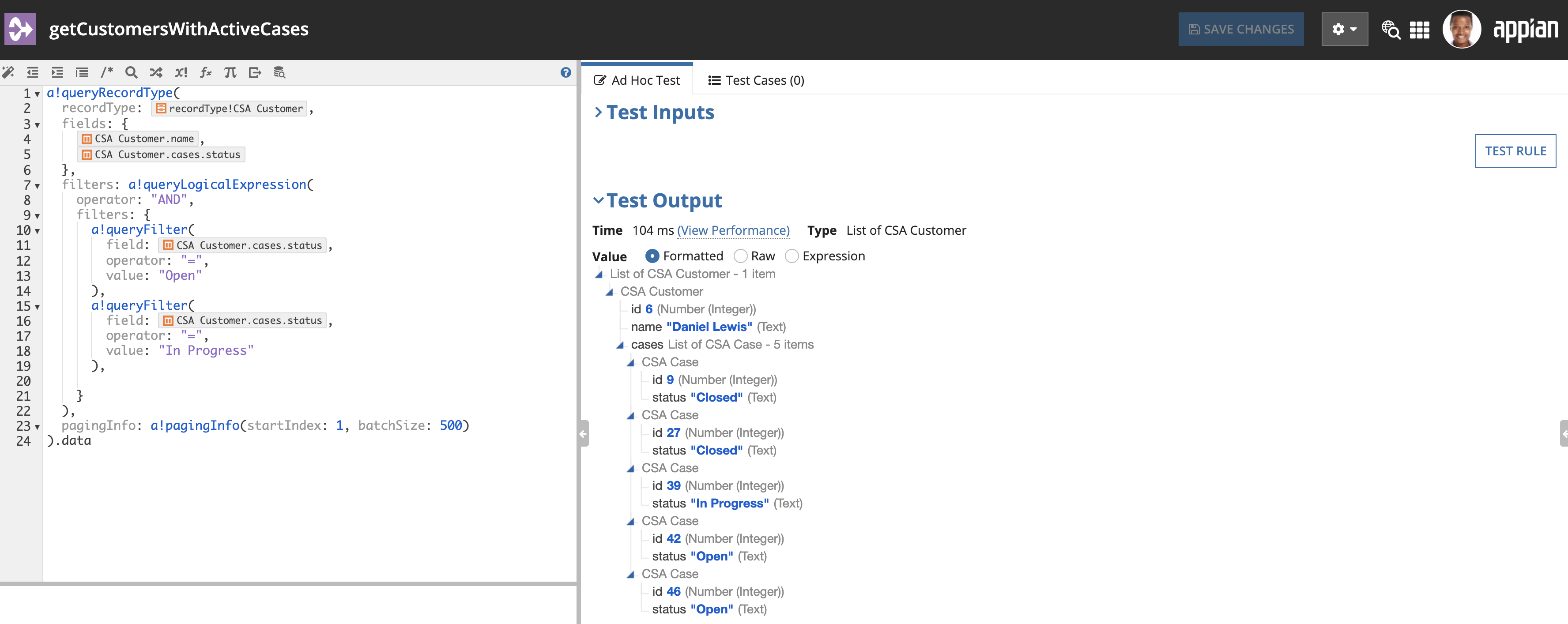 Use case to use the AND operator