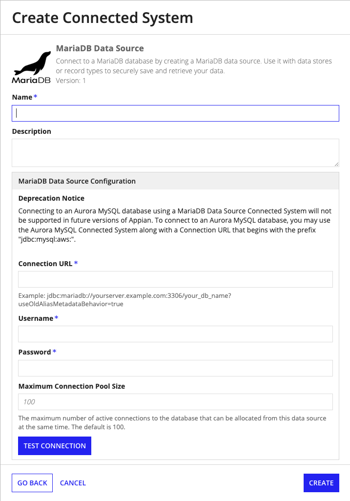 data source connected system