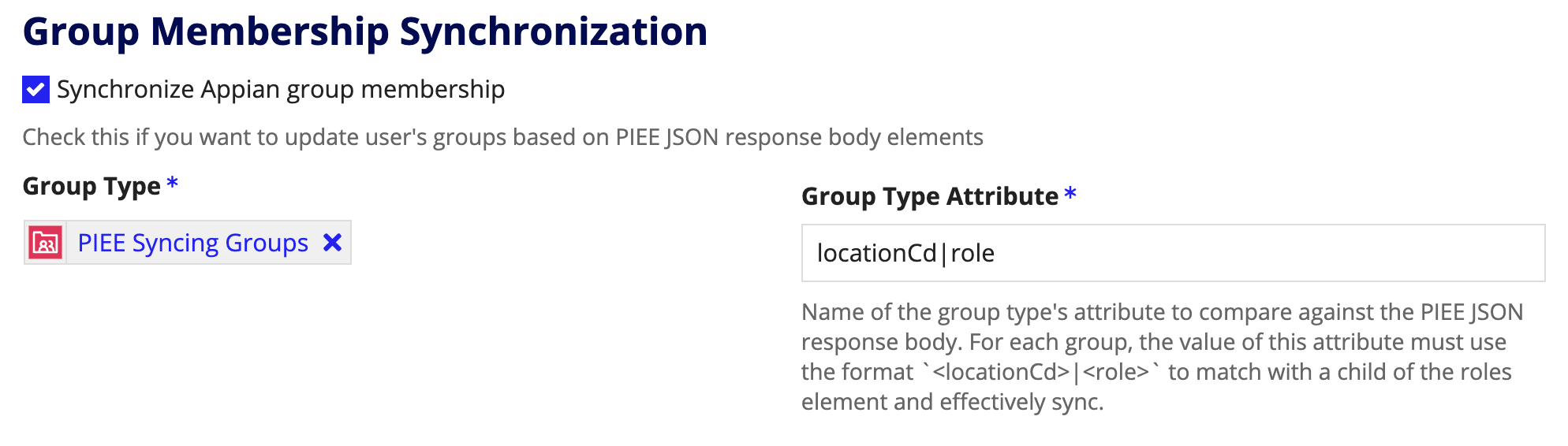 /piee group membership sync