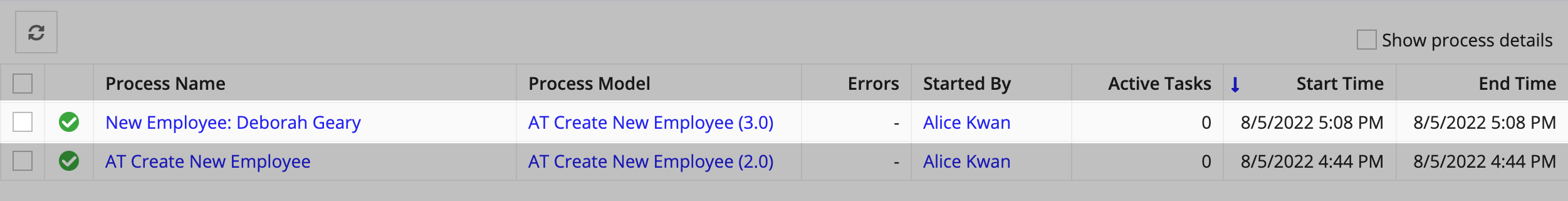 Dynamic process title