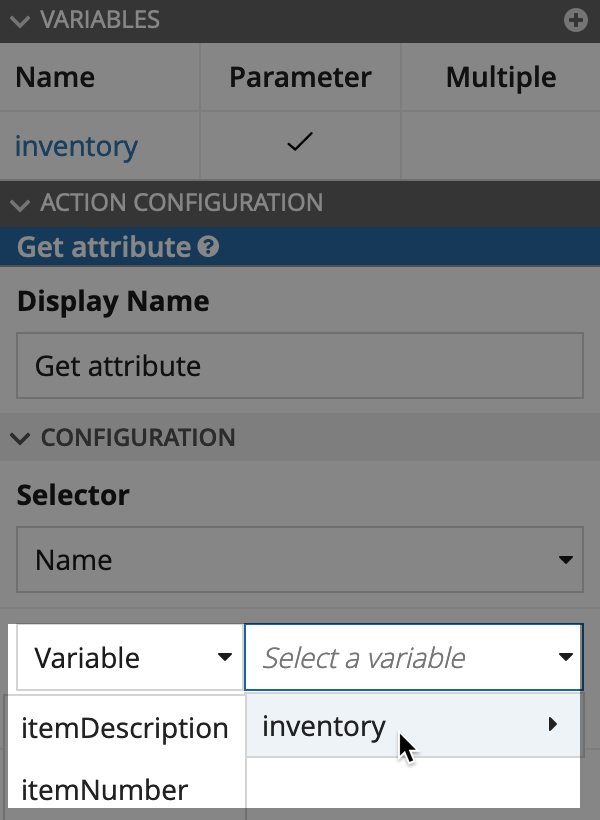 process variables cdt