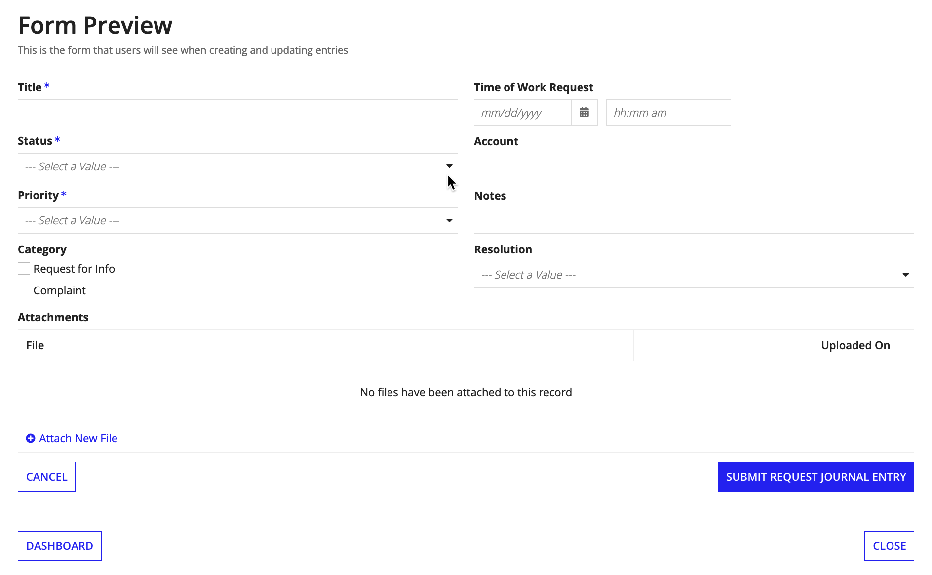 preview form example