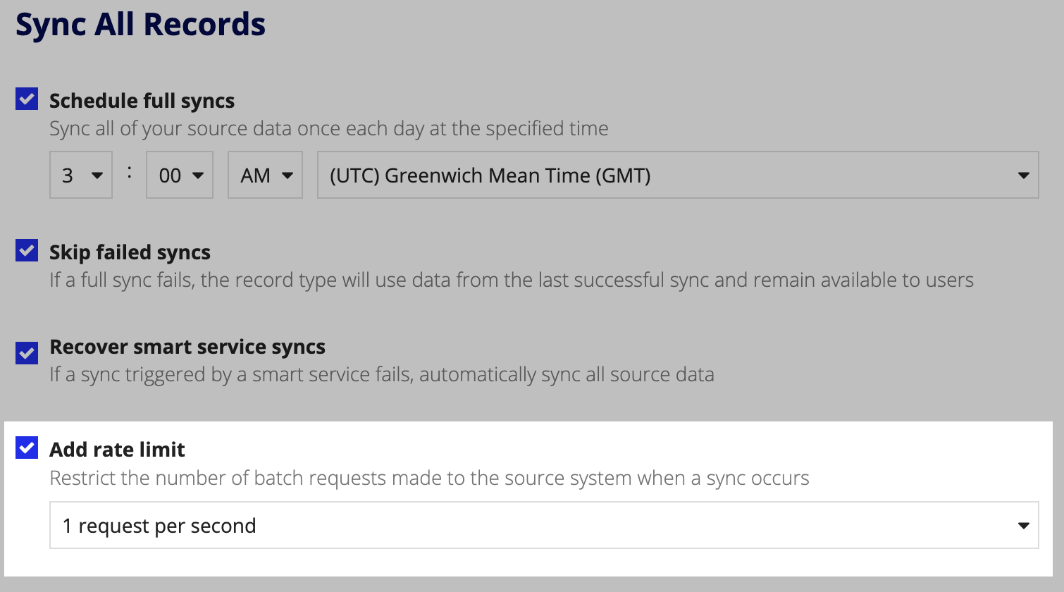 Add Rate Limit option