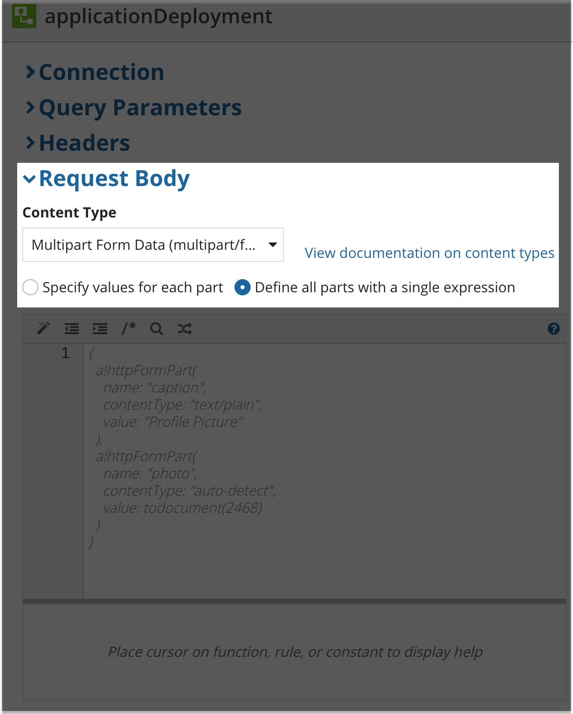 Application Deployment Integration Example