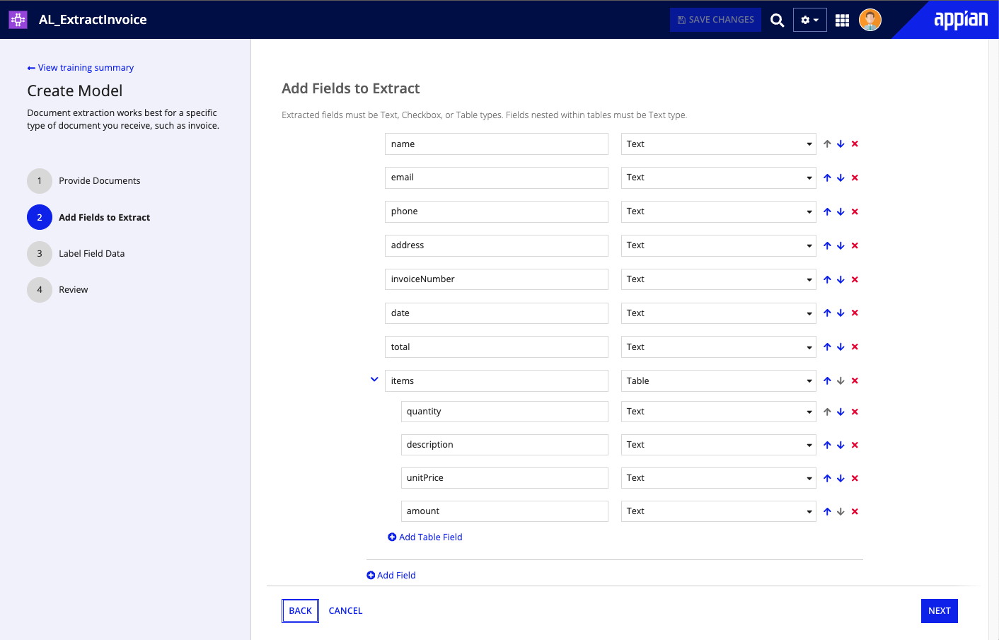 Document structure