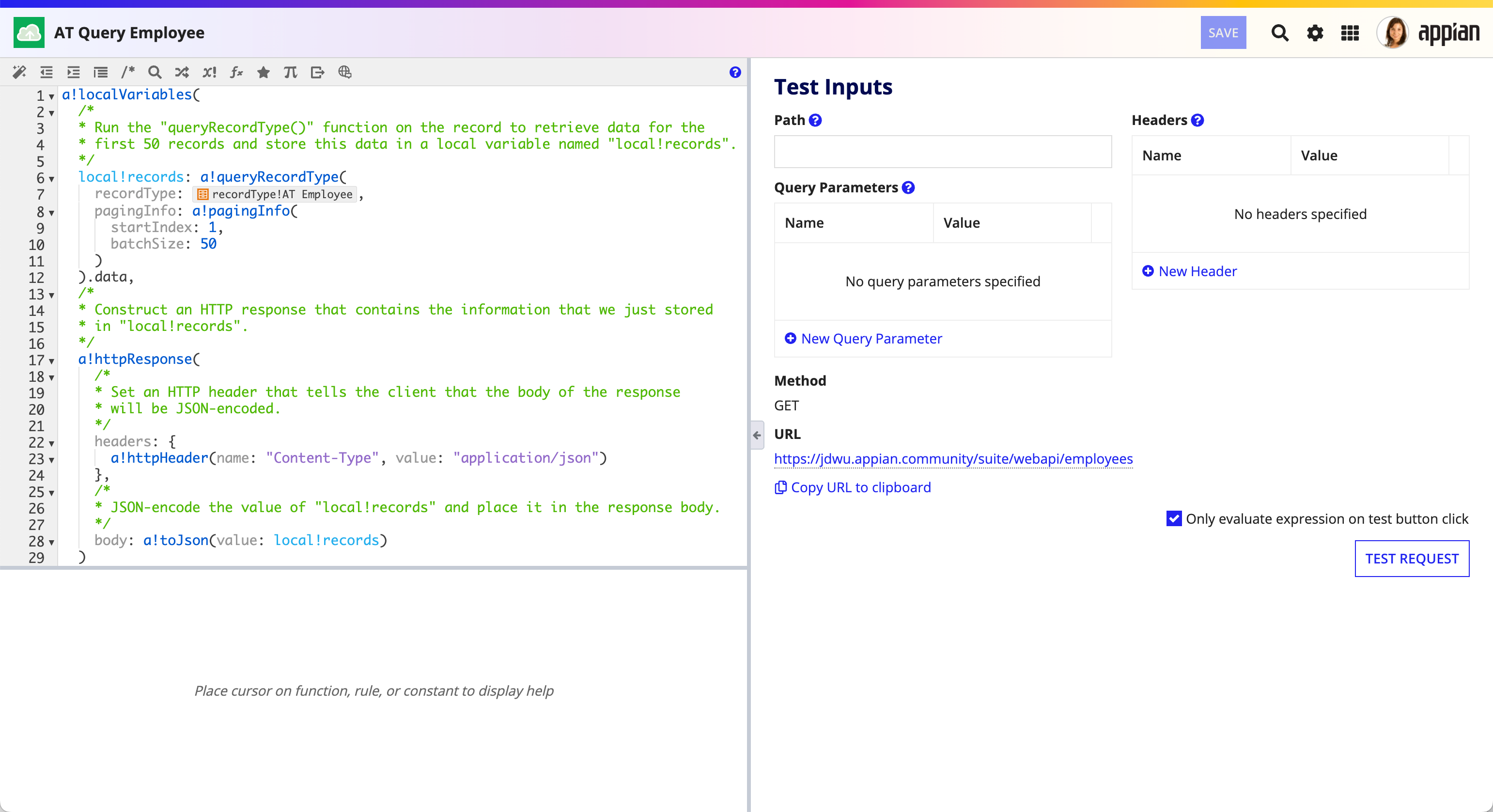 Web API Tutorial [Integrations]