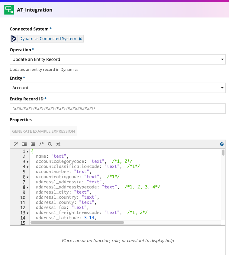 Microsoft Dynamics 365 [Connected Systems]