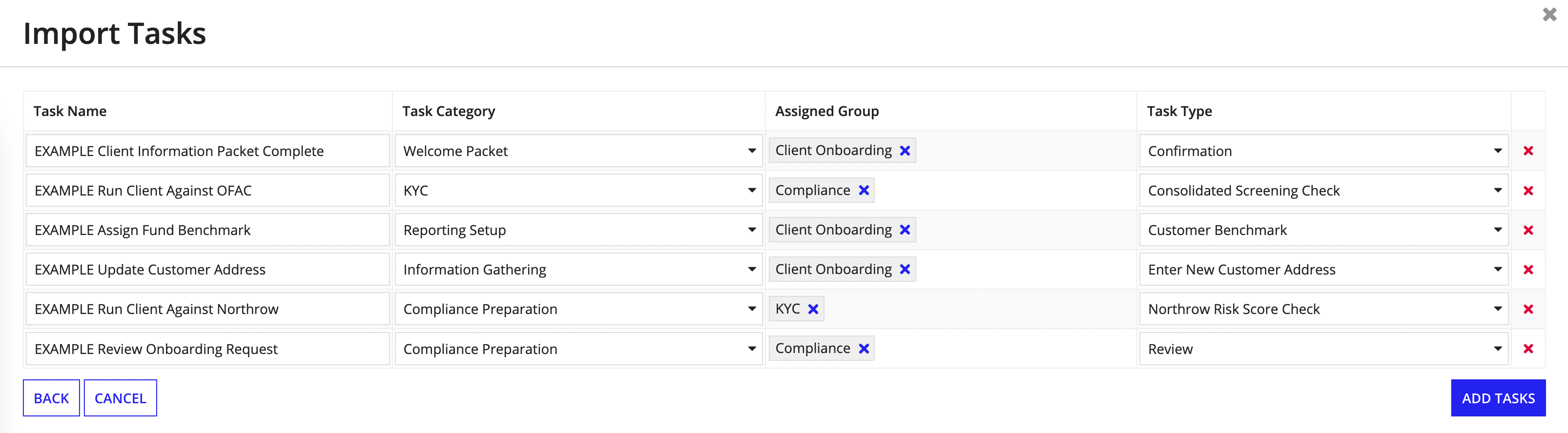 Configuring Tasks [Connected Onboarding v23.2.4.5]