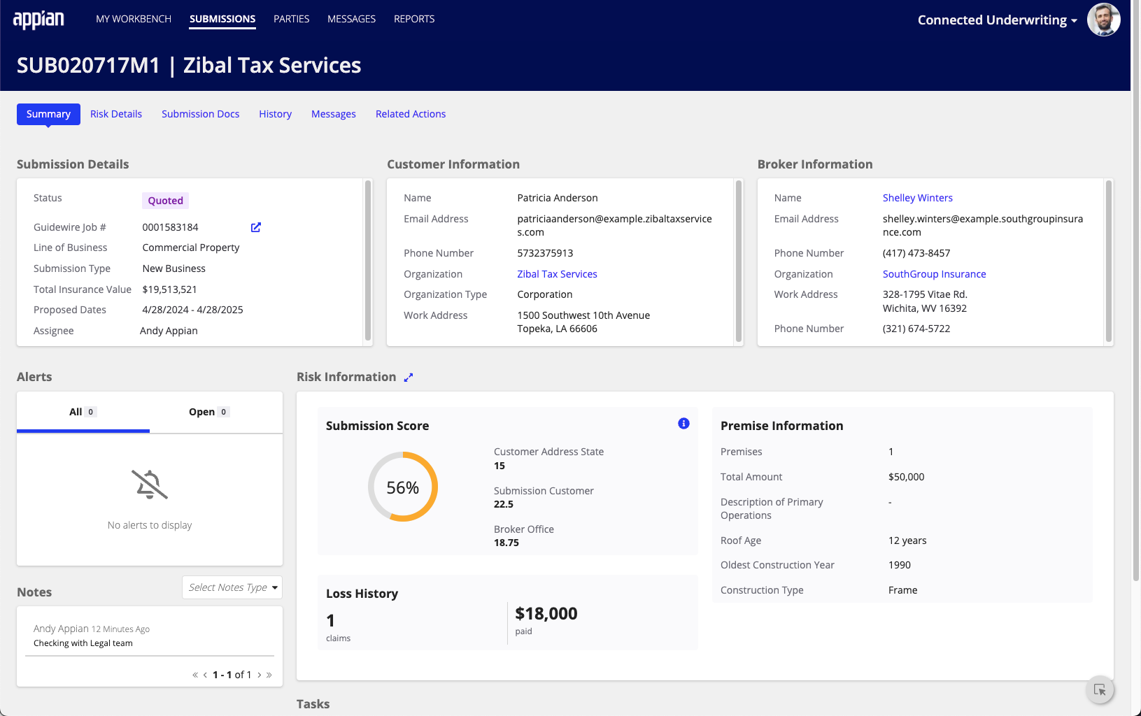 Guidewire overview streamline quote creation