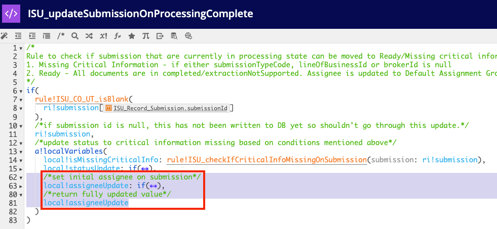 Setting up automated routing step 5 remove existing assignment from submission processing completion rule