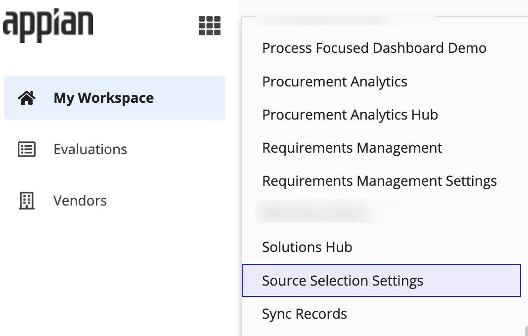 Navigate to the GSS Settings site.