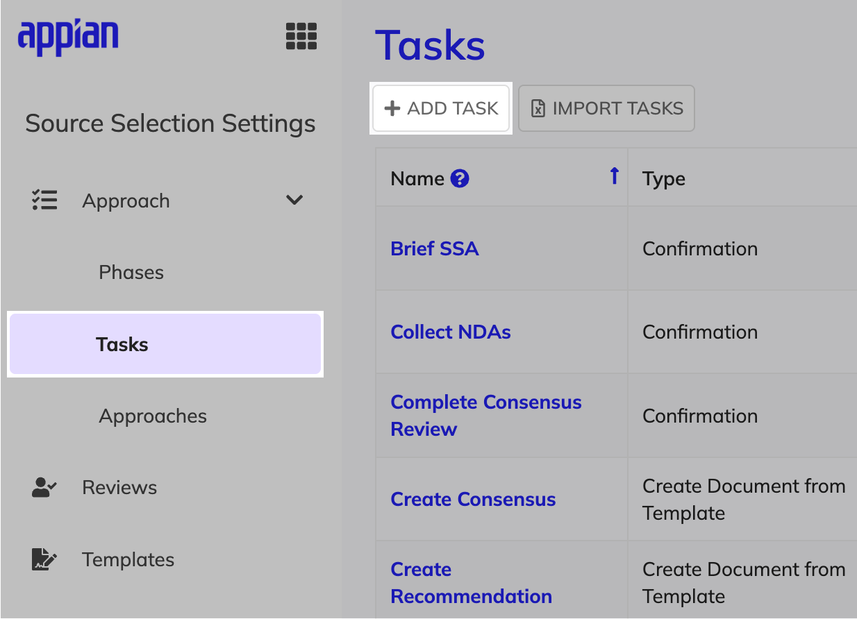 Navigate to add a new task.