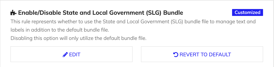 Revert to the default disabled state for the SLG bundle.