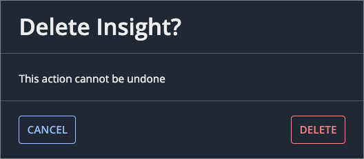 Rename Insight dialog with a text box for editing the insight name