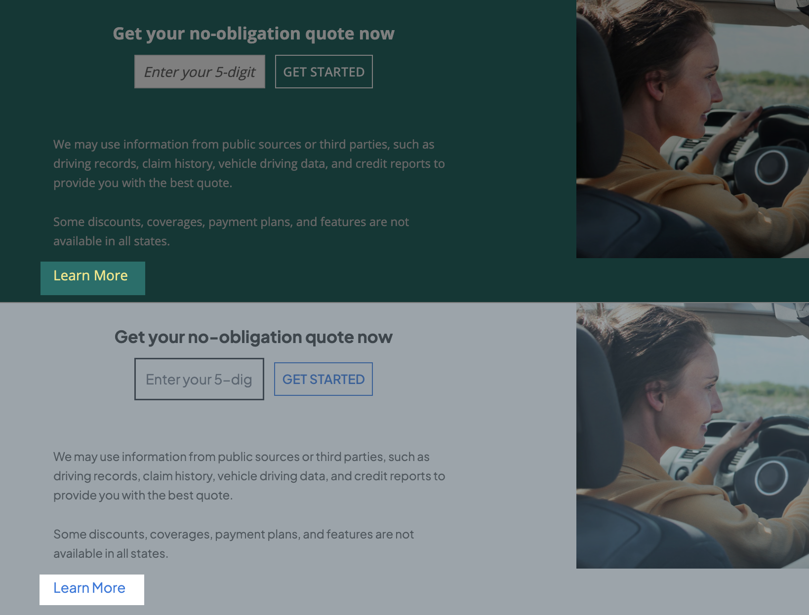 An interface demonstrating the new CSS profile properties for link text color.