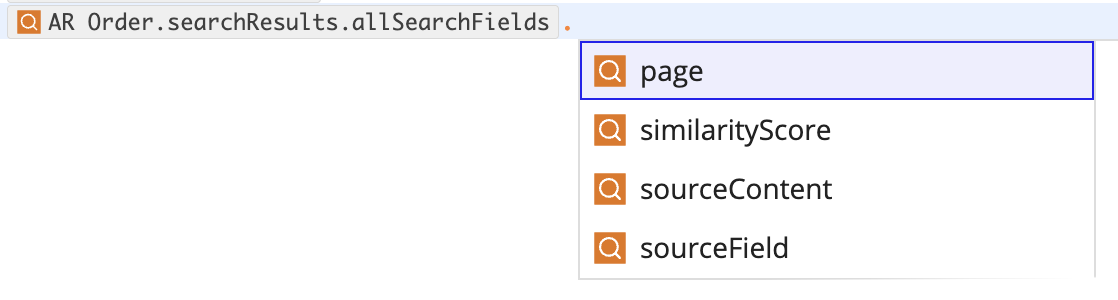 record type employee lozenge select smart search field