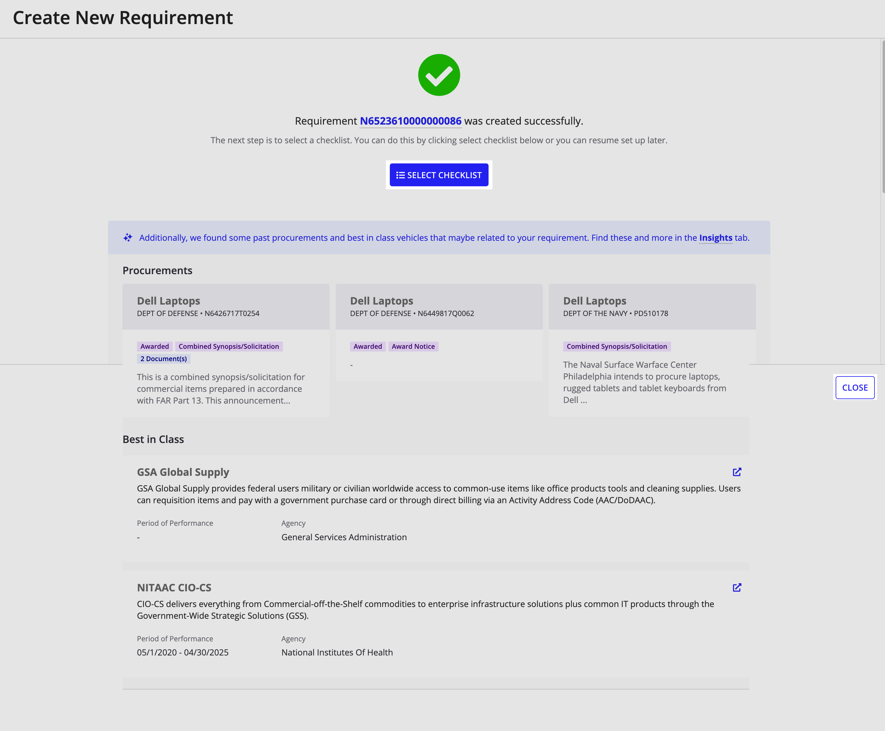 set up checklists without recommendations.png