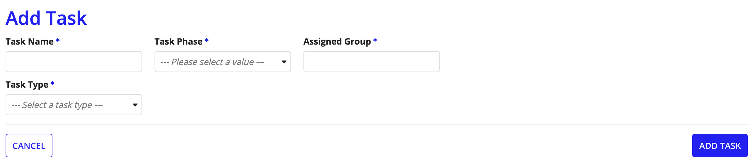 Configuring Tasks [Government Source Selection v25.4.2.8]