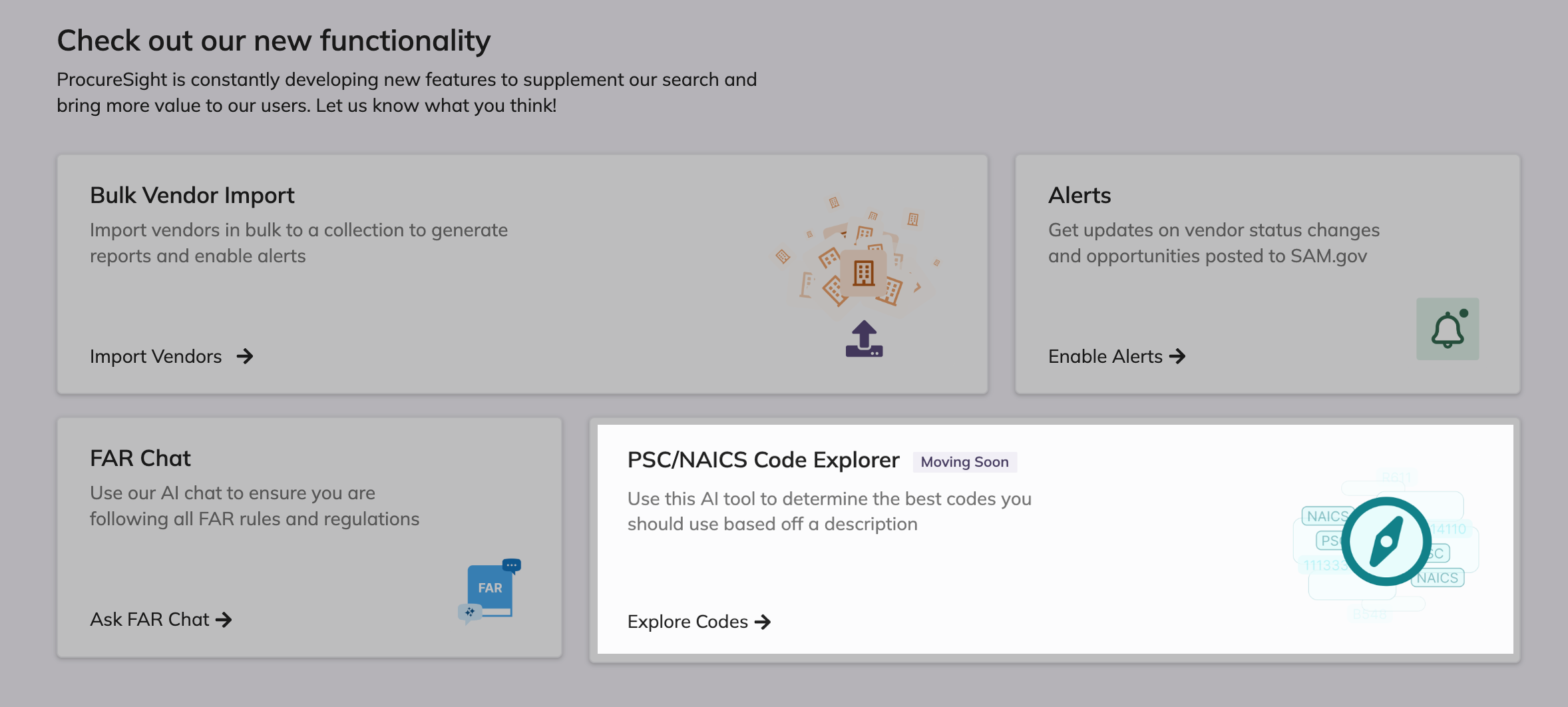 Explore PSC/NAICS code