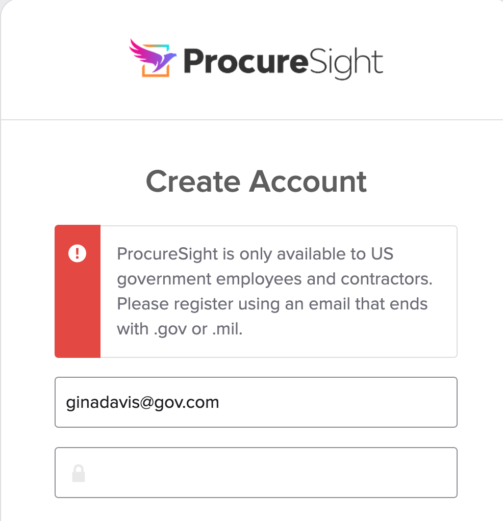 Create PS Core account