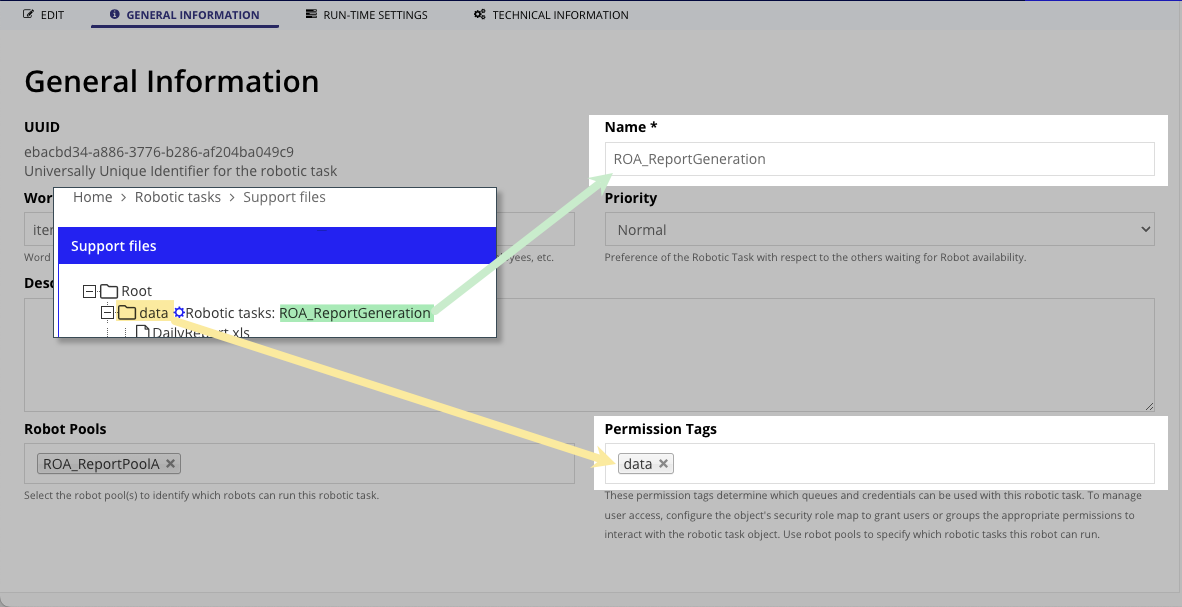 Configure the Technical Information Tab [Appian RPA v9.22]