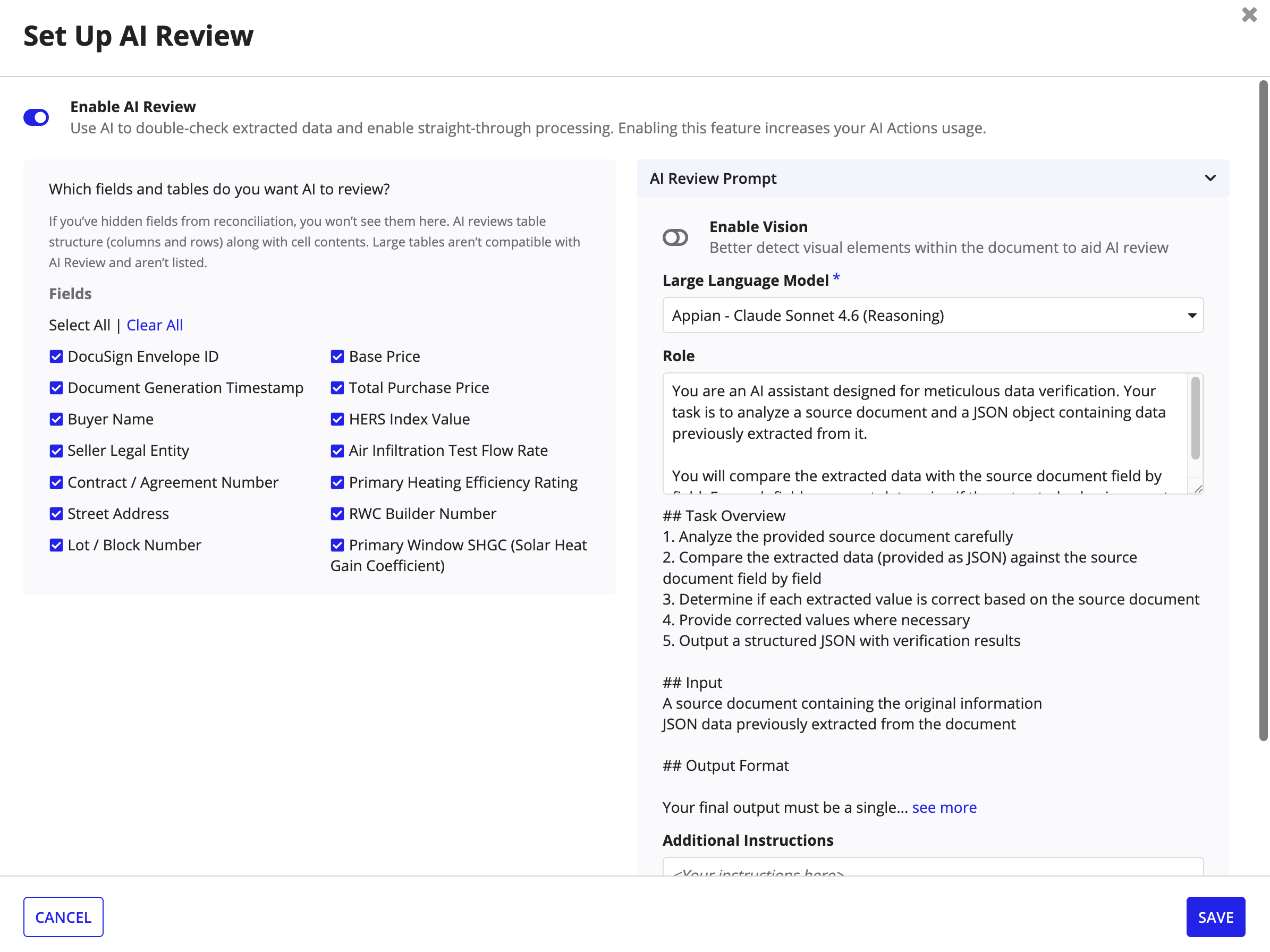 setup AI review