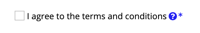 basic boolean checkbox for terms and conditions