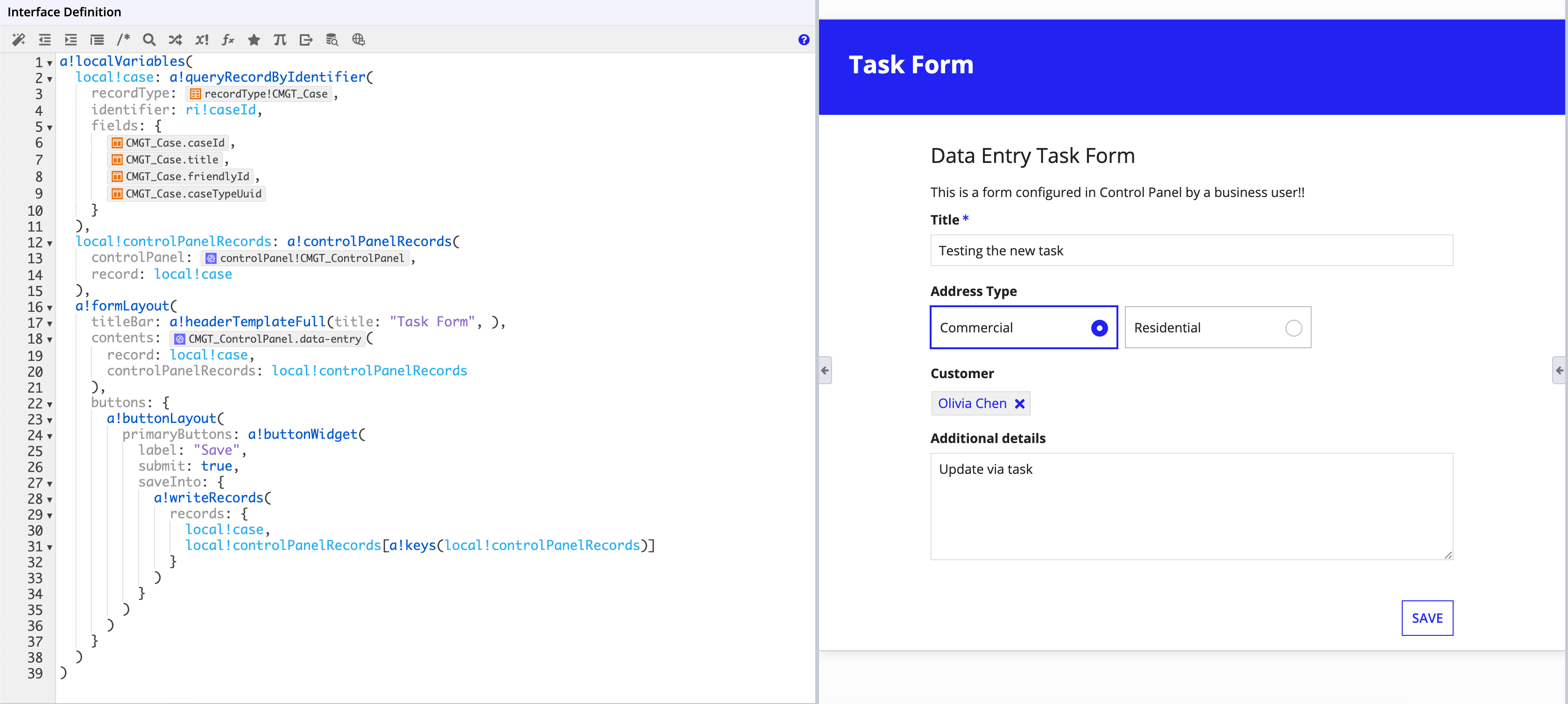 Add and Configure Task Forms [Case Management Studio]