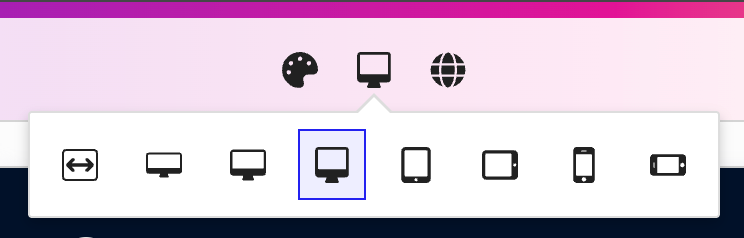 device width preview