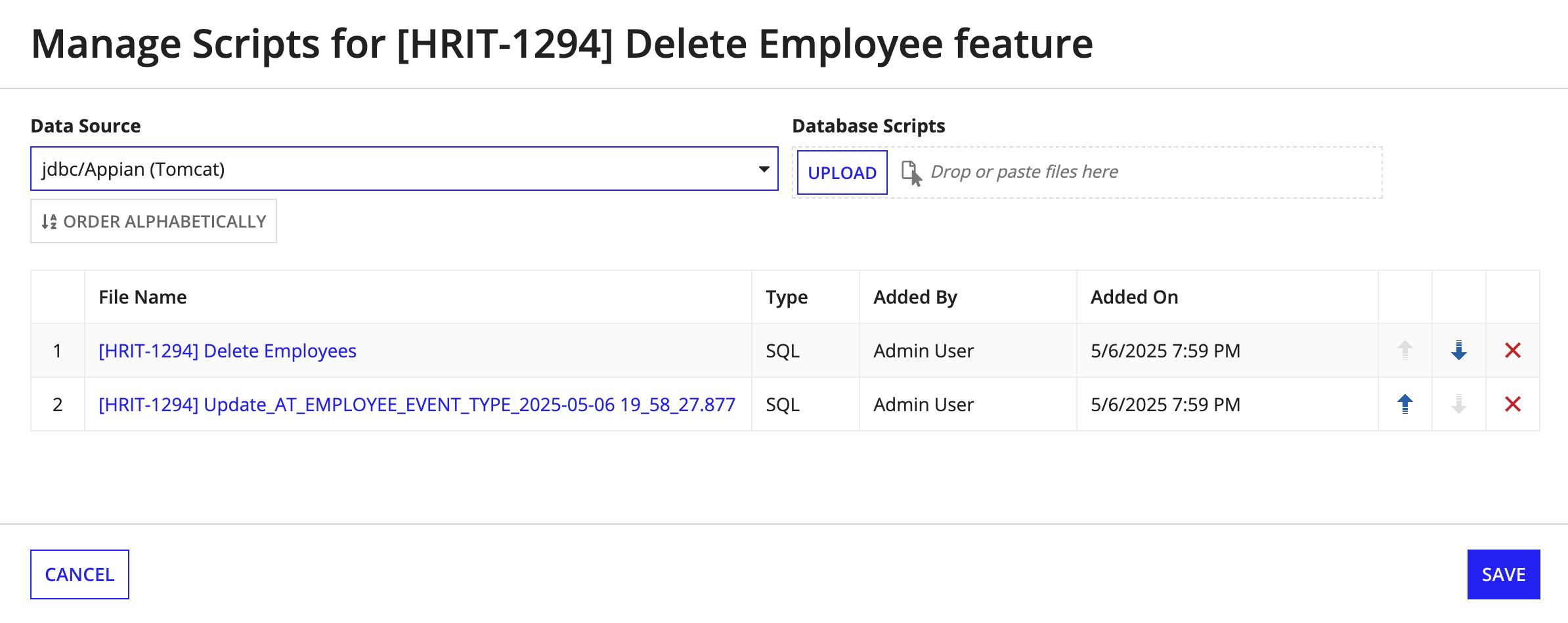 manage-database-scripts-in-package