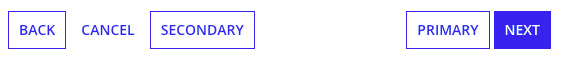 screenshot of primary and secondary buttons