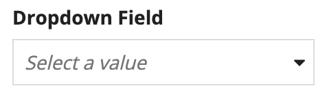 dropdown squared