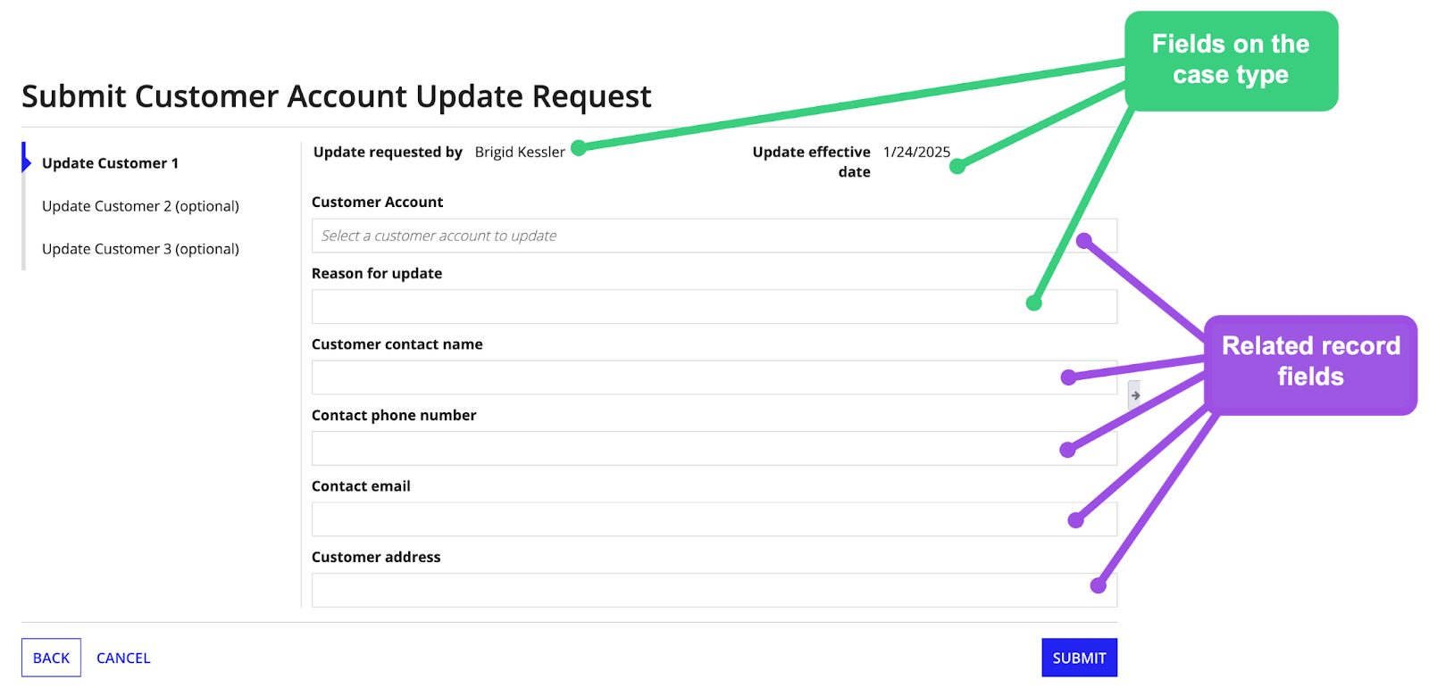 Intake Form Example