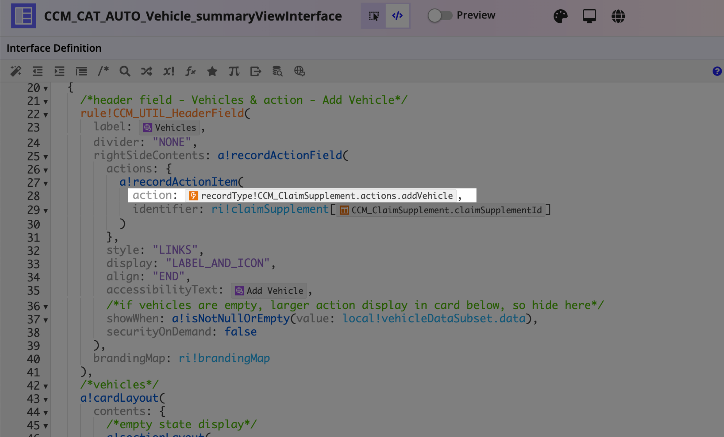The vehicle summary view showing the Add Vehicle action available to users