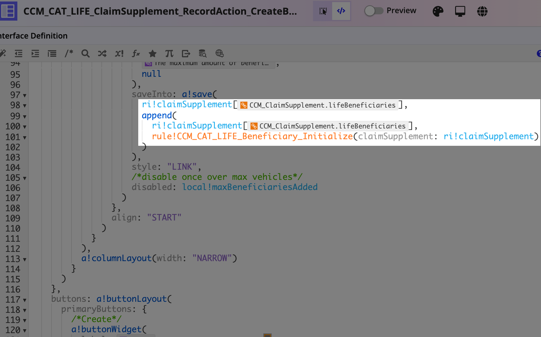Create Beneficiaries interface mapping - part 3
