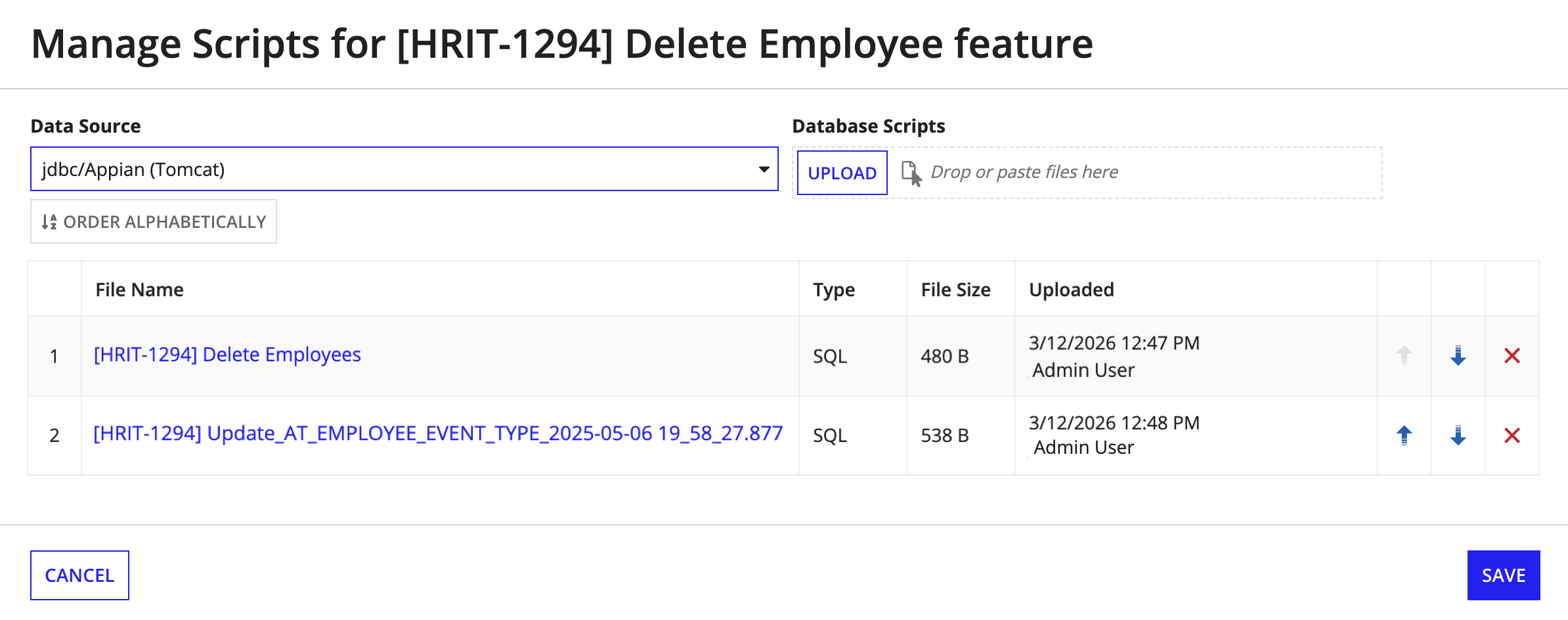 manage-database-scripts-in-package